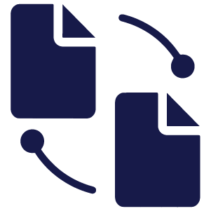 icon manajemen surat masuk dan surat keluar