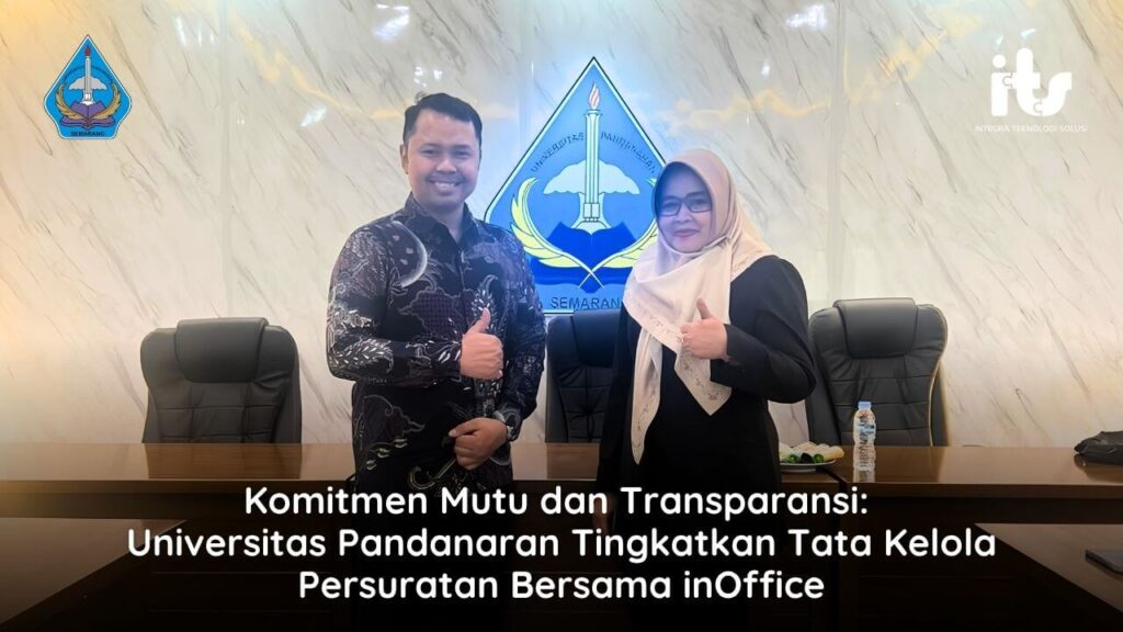 Komitmen Mutu dan Transparansi: Universitas Pandanaran Tingkatkan Tata Kelola Persuratan Bersama inOffice