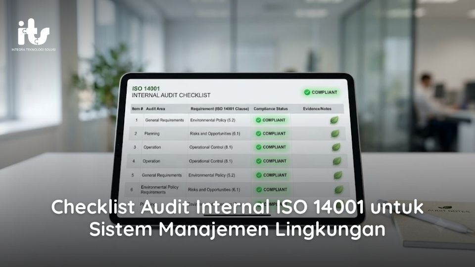 Checklist Audit Internal ISO 14001 untuk Sistem Manajemen Lingkungan