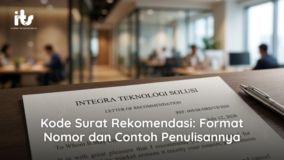 Kode Surat Rekomendasi: Format Nomor dan Contoh Penulisannya